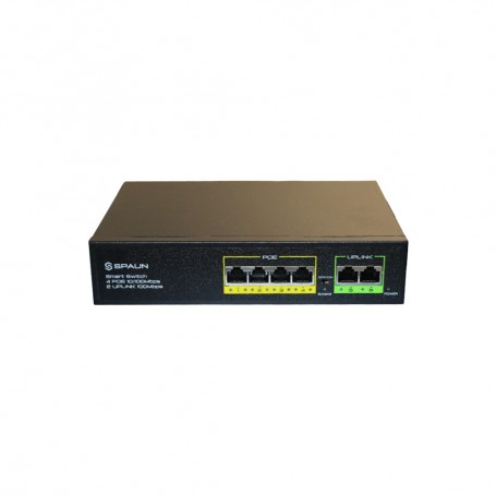 Switcheur 4 Port 10/100M POE + 2 UP-LINK SPN-1006F-P