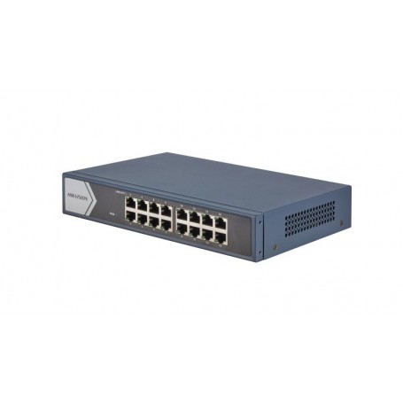SWITCHEUR RESEAUX HIKVISION 16 PORTS 10/100/1000Mbps DS-3E0516-EB
