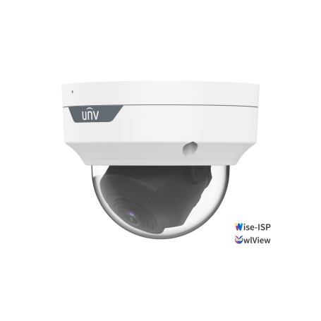 CAMERA IP 4MP UNIVIEW DOME WISE ISP IK10 IP67 IPC3514LE-ADF28K-W