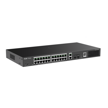 SWITCH RUIJIE L2 24 PORTS POE+GIGA +2 UPLINK +2 SFP RG-ES228GS-P