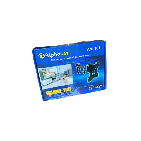 SUPPORT MOBILE ALPHASAT POUR TV 22"- 43" AM-301