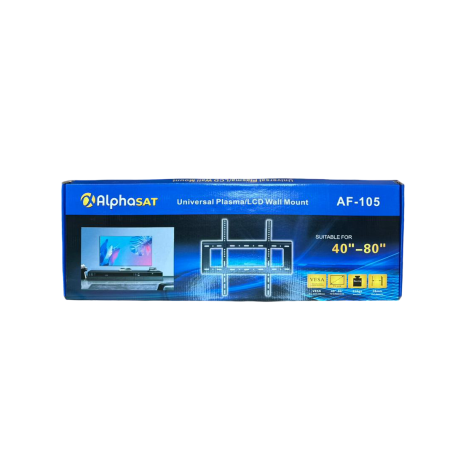 SUPPORT FIXE ALPHASAT POUR TV 40"- 80" AF-105