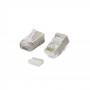 LOT DE 100 CONNECTEURS FTP CAT6 METAL LG-RJ-C6-FTP-EC
