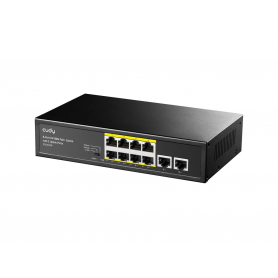SWITCHEUR CUDDY 8 PORTS POE + 2 PORTS RJ-45 FS1010P