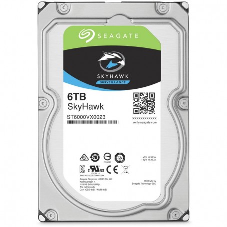 DISQUE DUR INTERNE SEAGATE SKYHAWK 6TO 3.5'' POUR VIDÉOSURVEILLANCE
