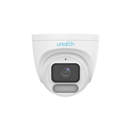 CAMÉRA IP DOME UNIARCH 4MP COLORHUNTER WISE-ISP POE IP67 IPC-T244-ADF28K-WP