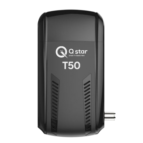 RECEPTEUR HD T50-QSTAR 12MOIS FUNCAM+ORCA+DIWAN+WIFI INTEGRE