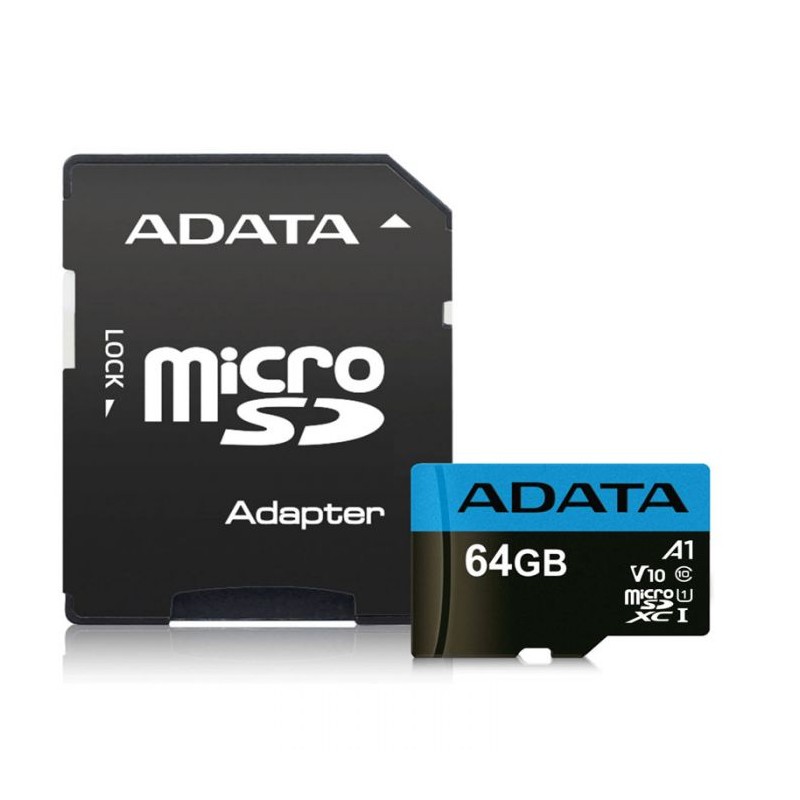 Adata Carte mémoire micro sd - 16 Go - class 10 - Avec adaptateur