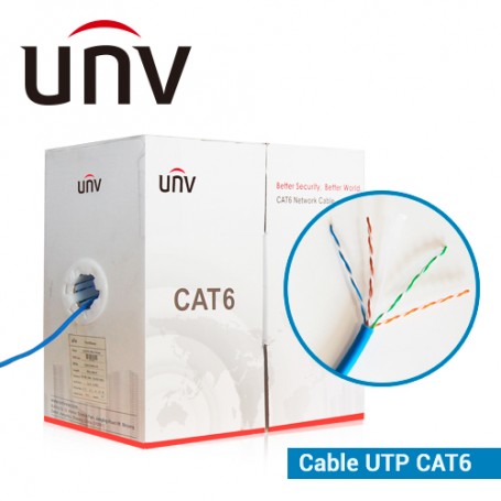 Câble Réseau Catégorie 6 UNV REF : UNV CAB-LC3100A-E-IN
